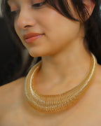 Gold Spiral Necklace
