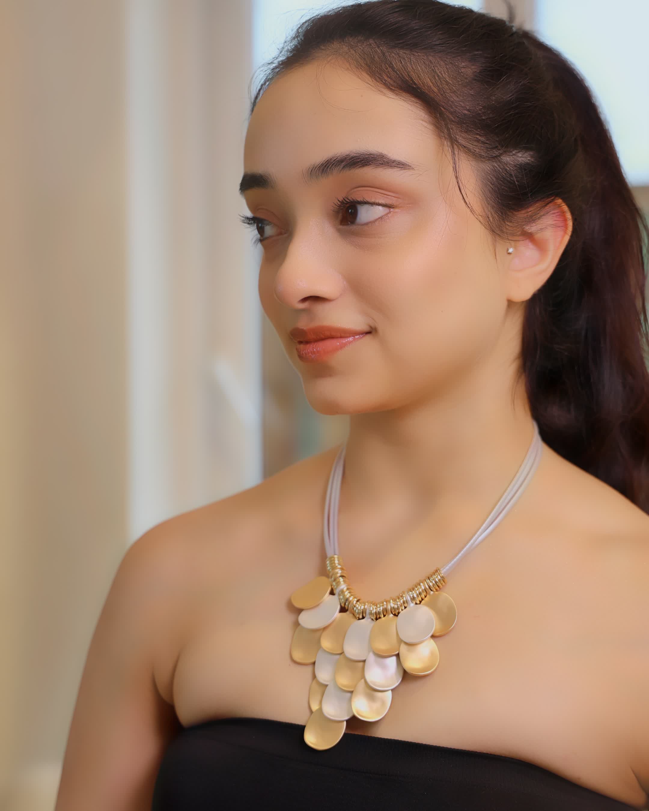 Layered Disc Necklace