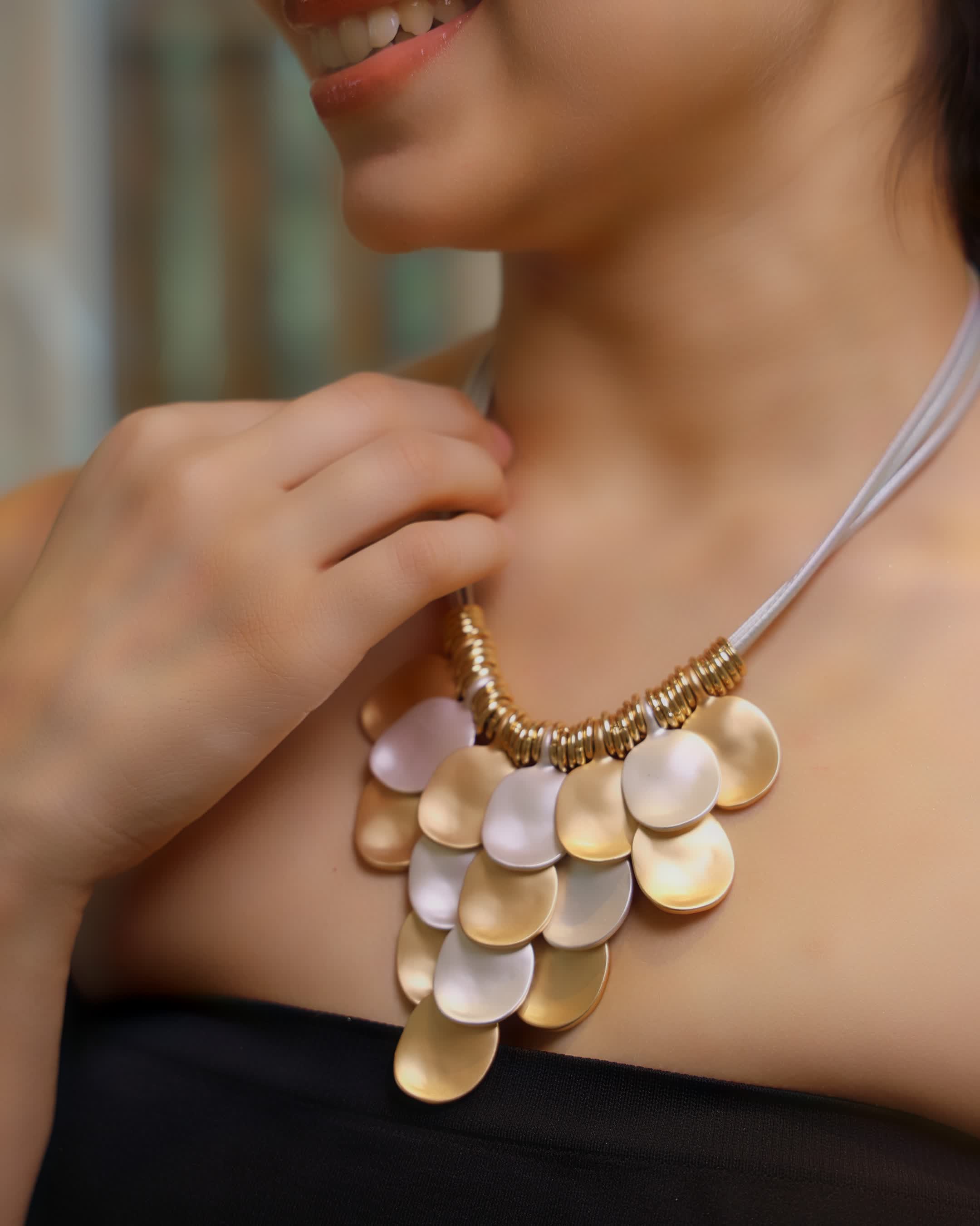 Layered Disc Necklace