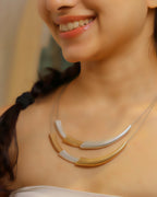 Dual Tone Hasli Necklace