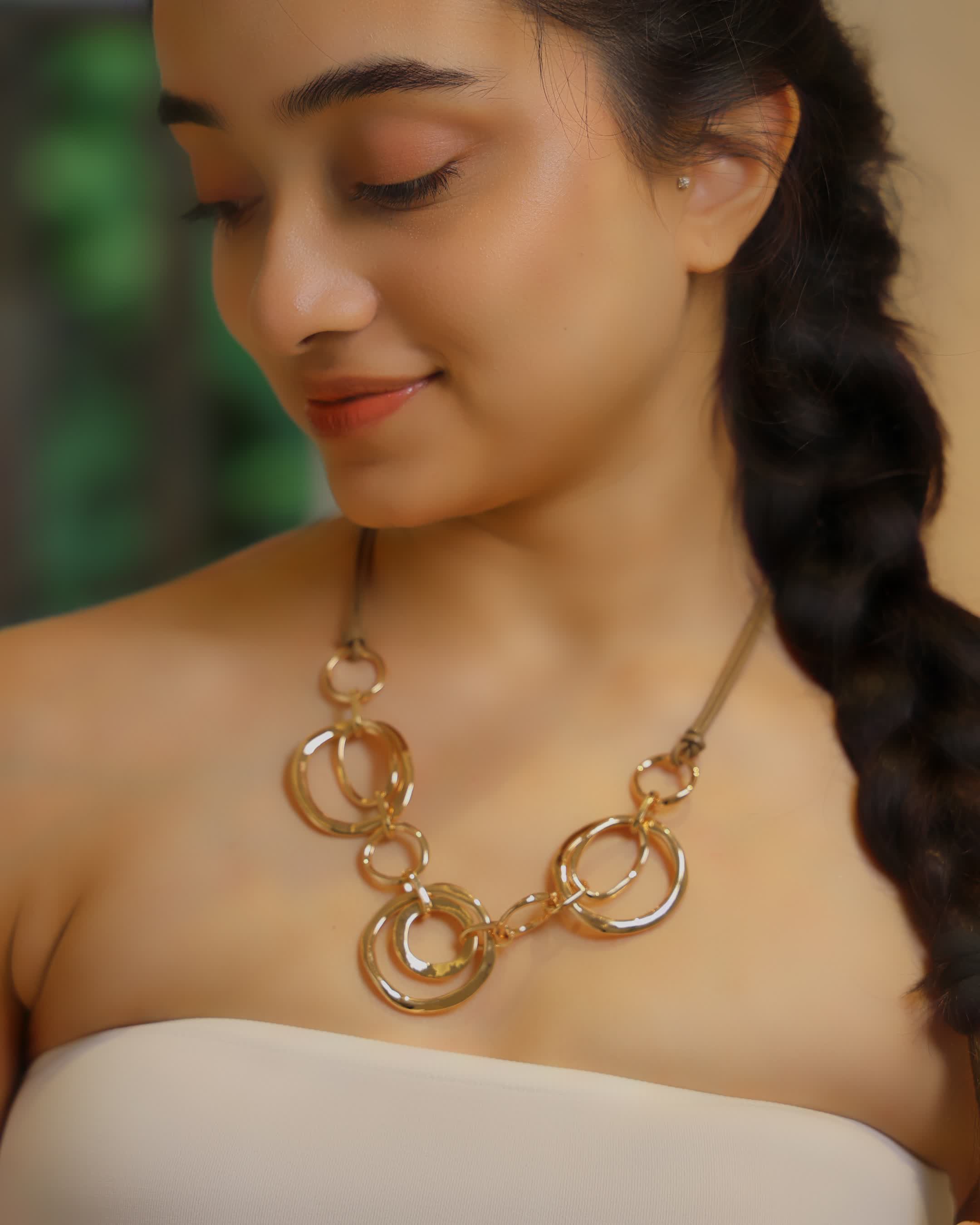 Gold Link Chain Necklace