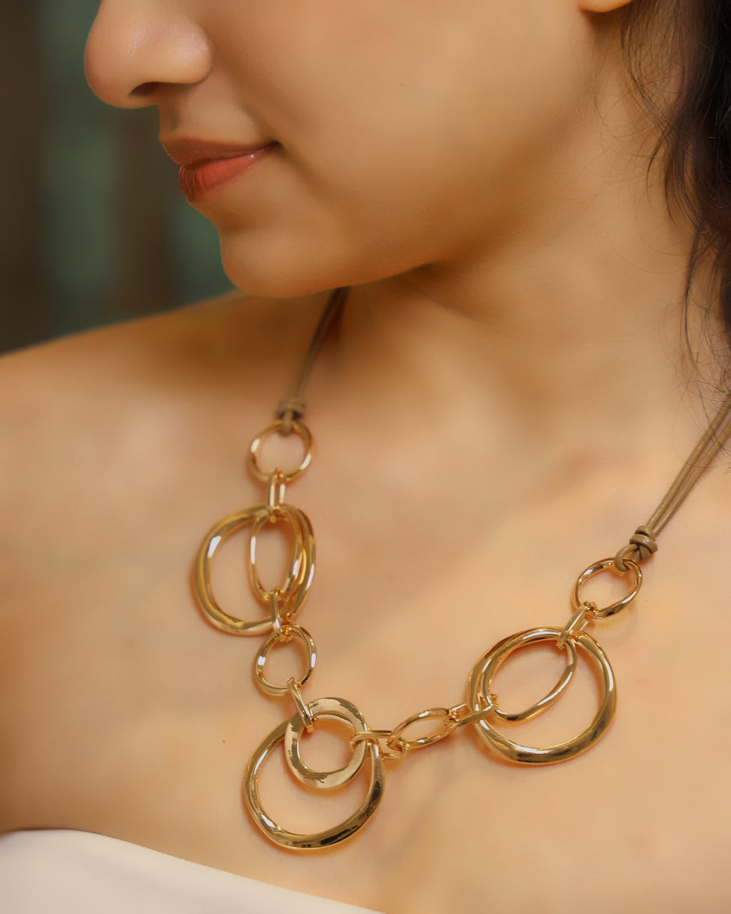 Gold Link Chain Necklace