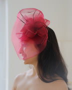 Red Fascinator Hat