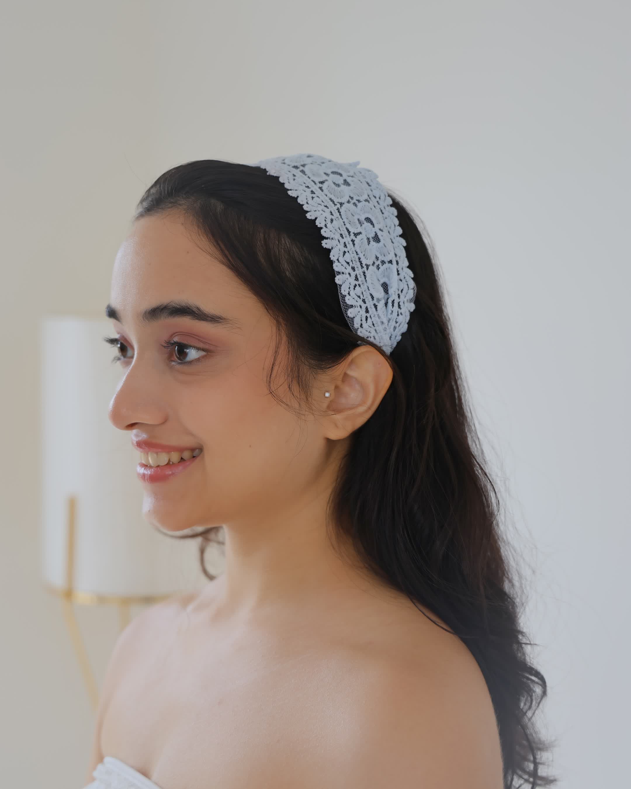 Frosted Floral Headband