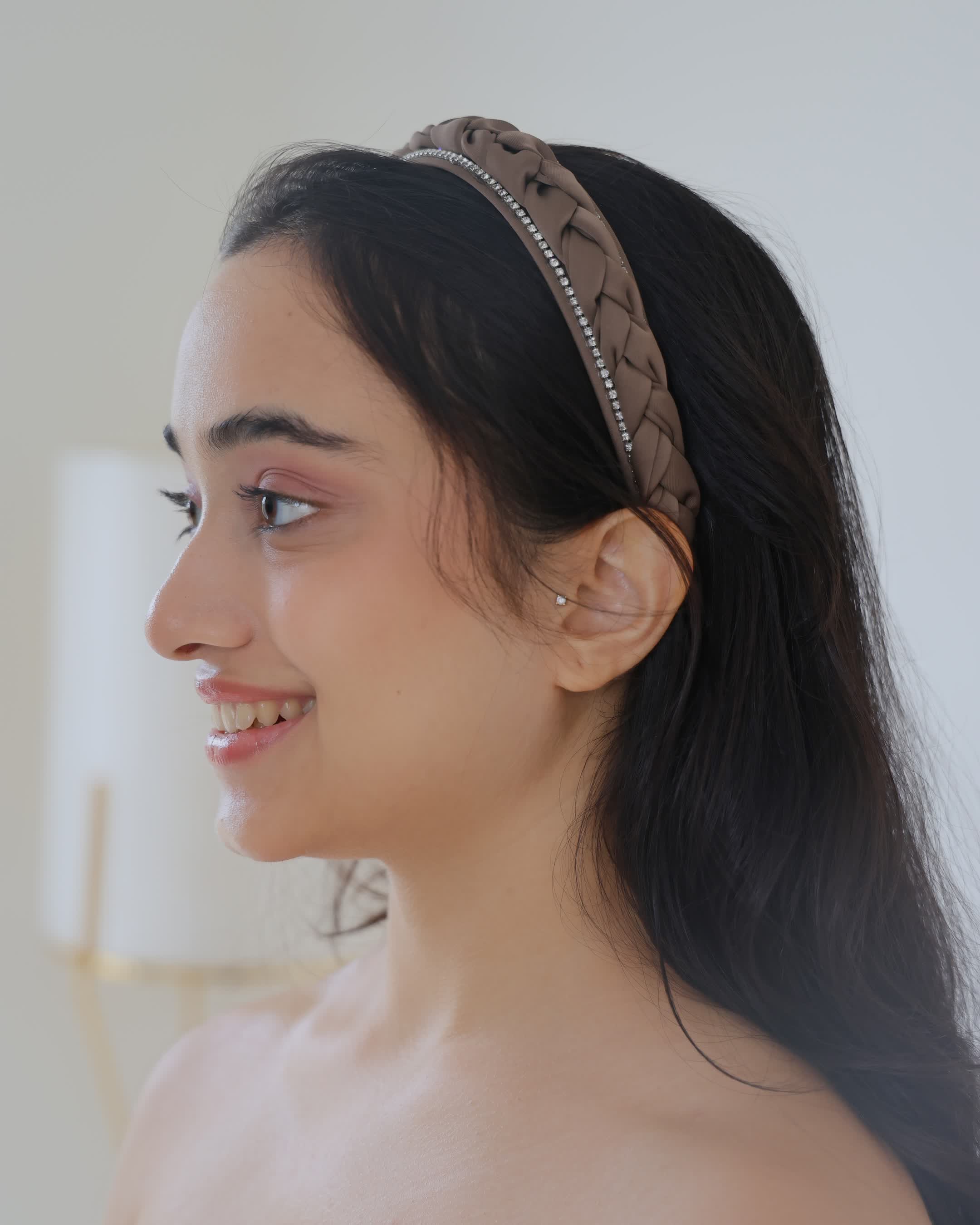 Braided Bling hairband