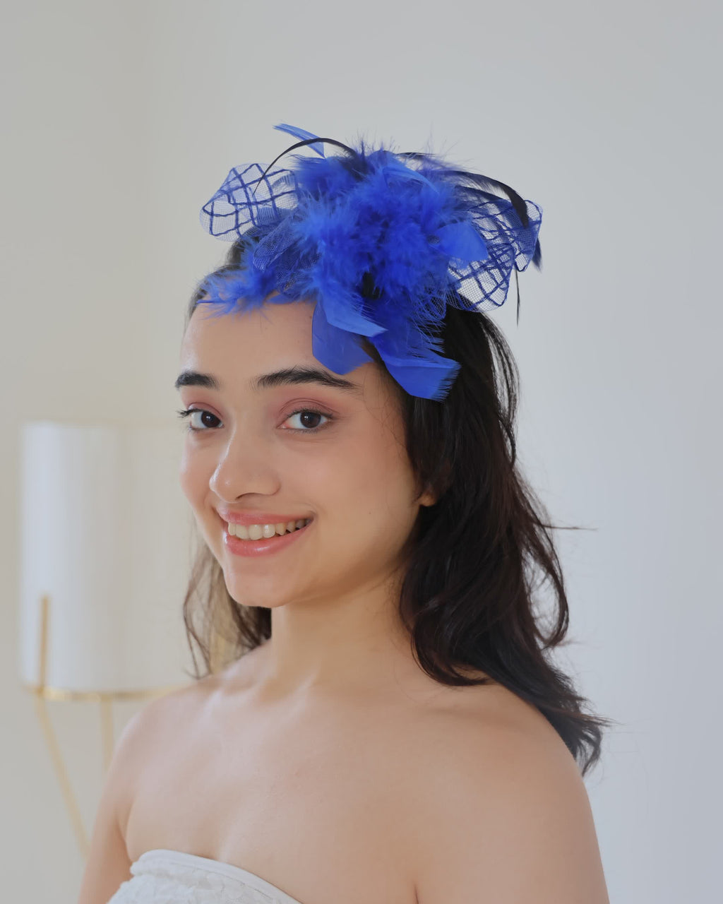 Blue Fascinator Hat