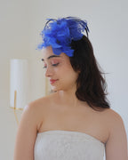 Blue Fascinator Hat