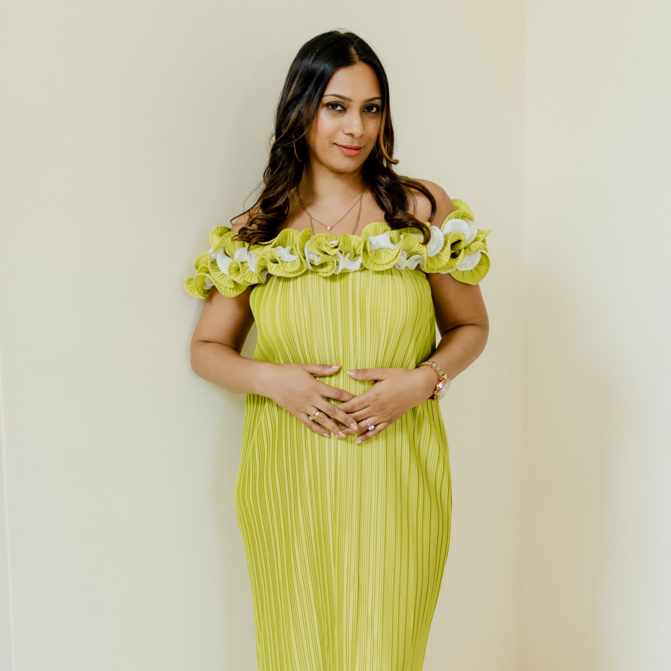 Lime Ruffle Mini