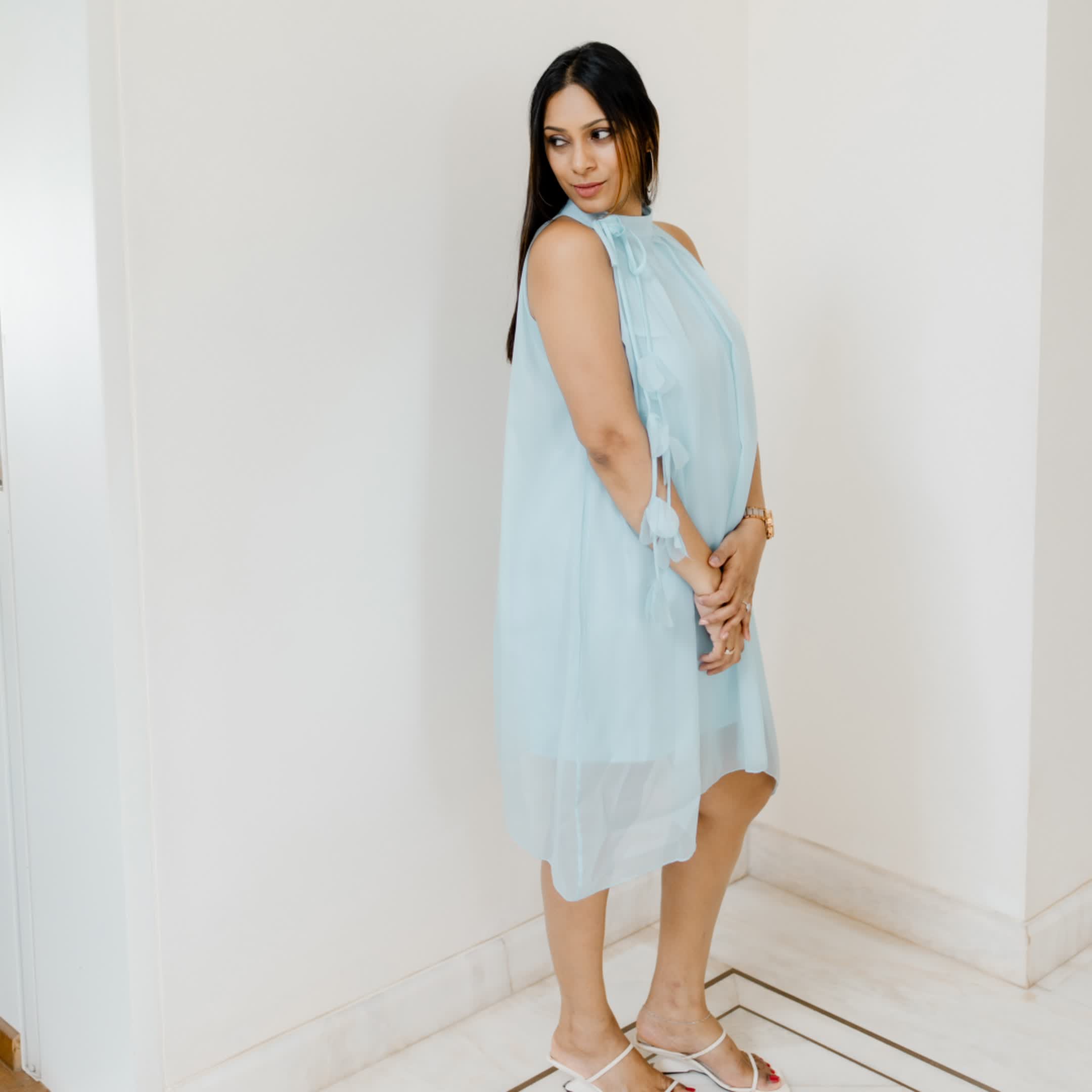 Blue formal dress