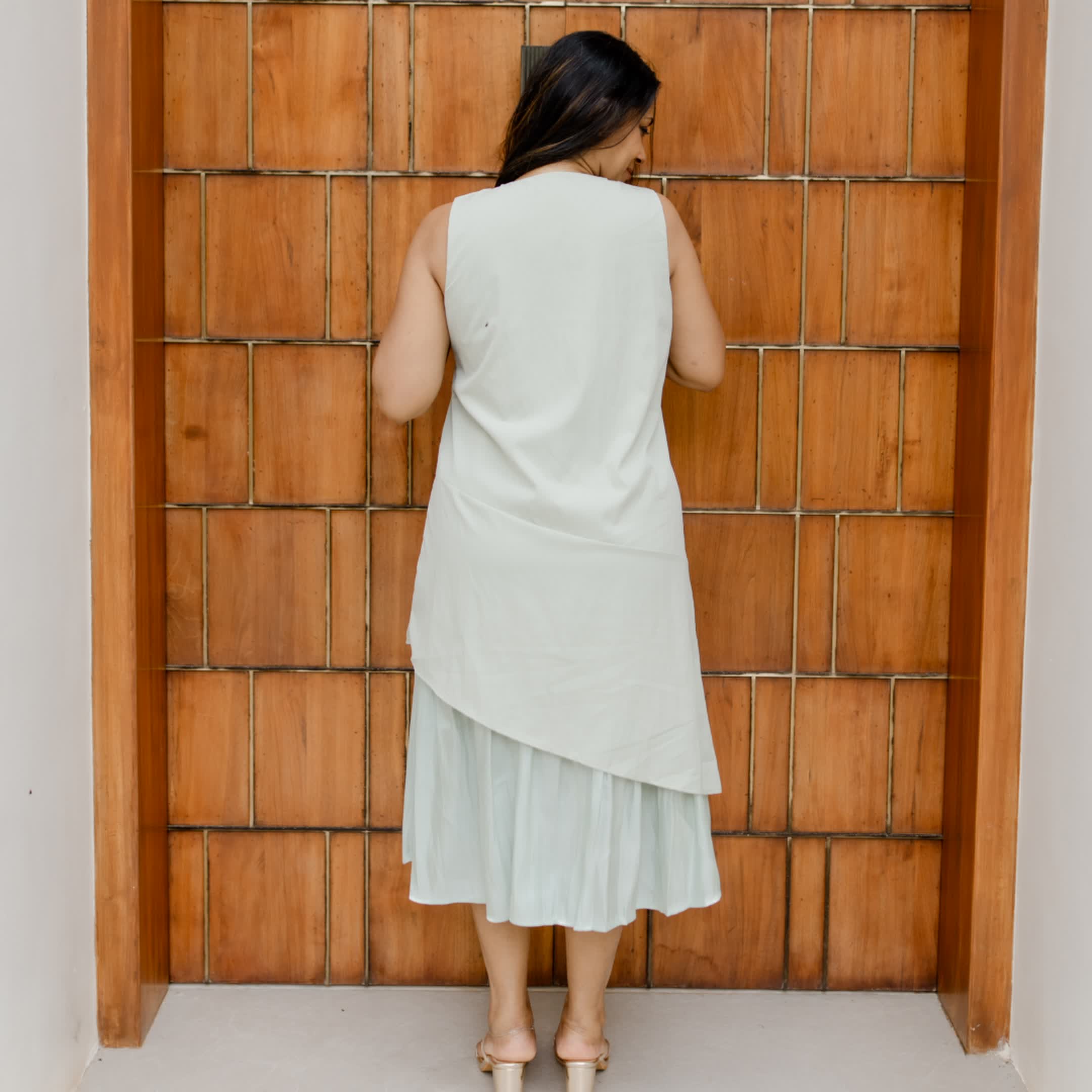 Olive Hour cotton dress