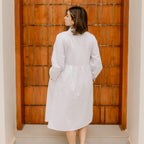 Luminous Layer Cotton dress