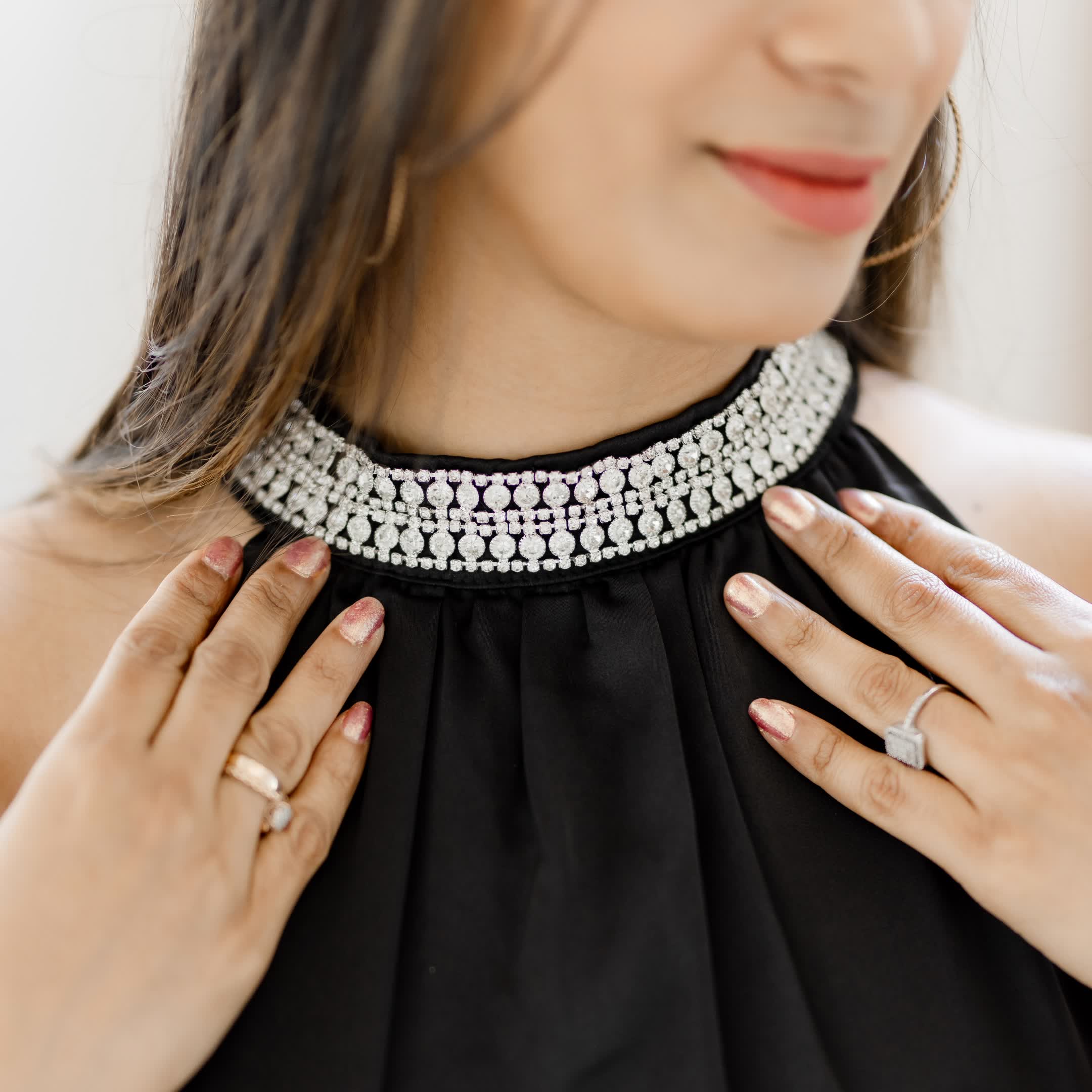 Black formal dress