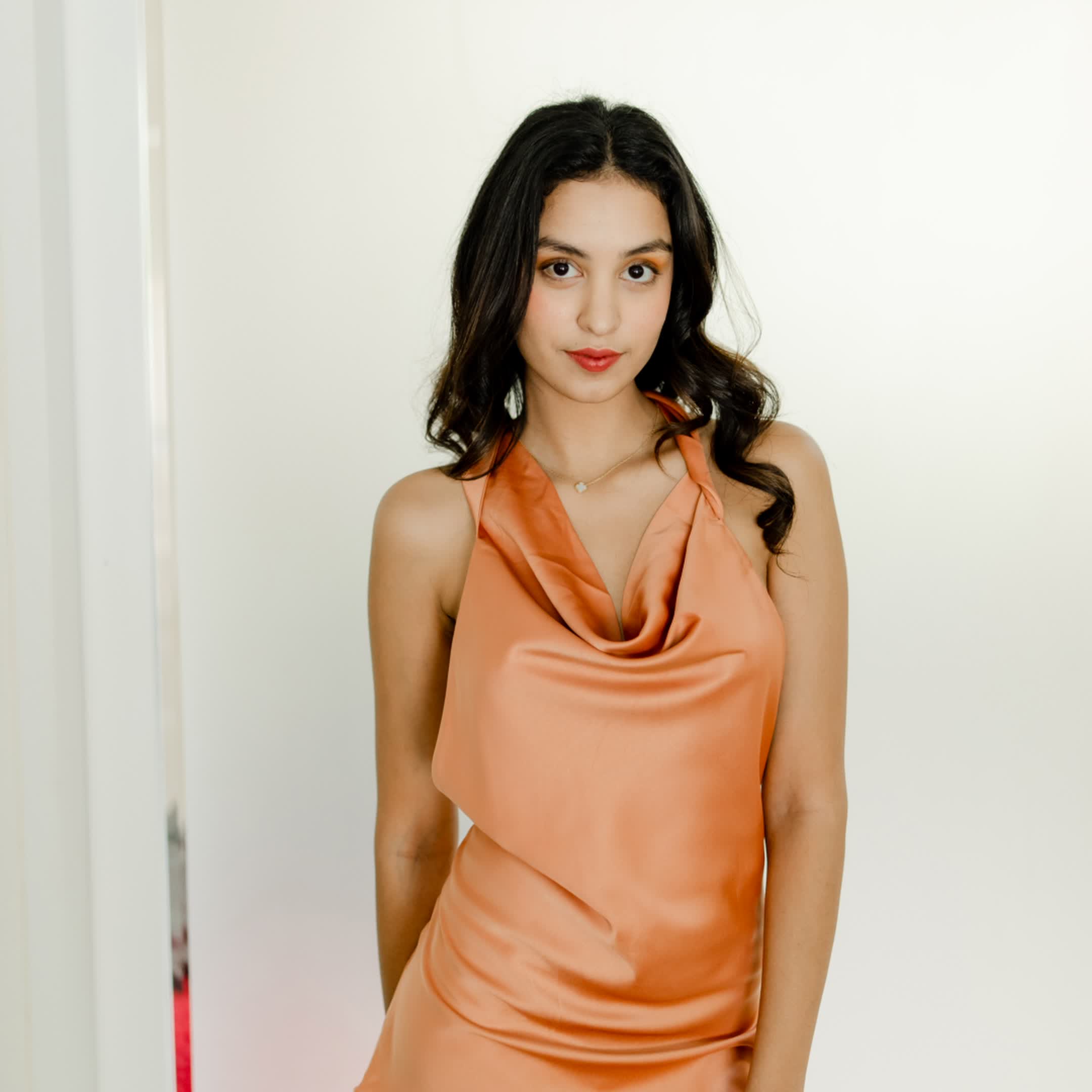 Satin formal