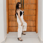 Off White Corduroy dungaree