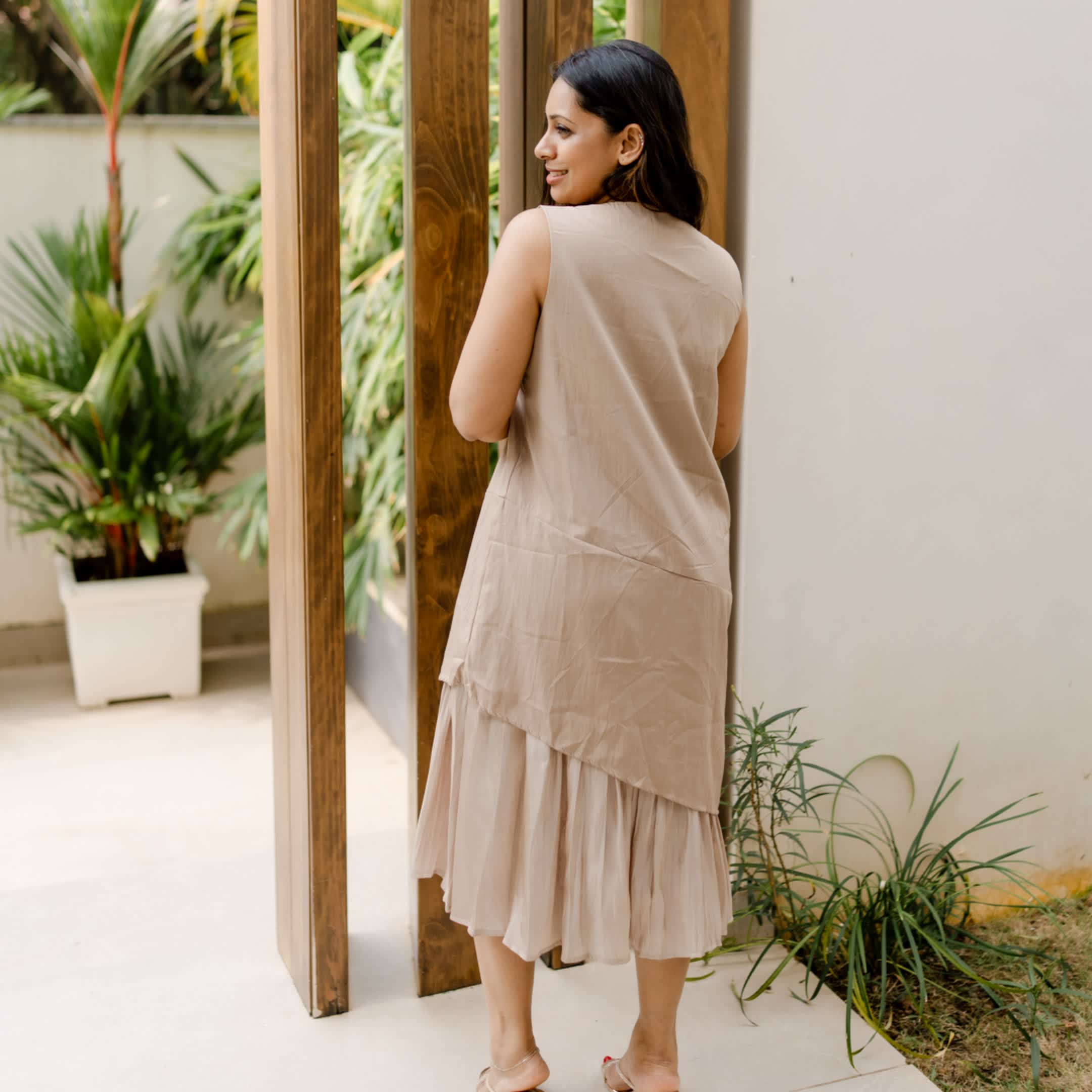 Cocoa Calm Cotton Dress