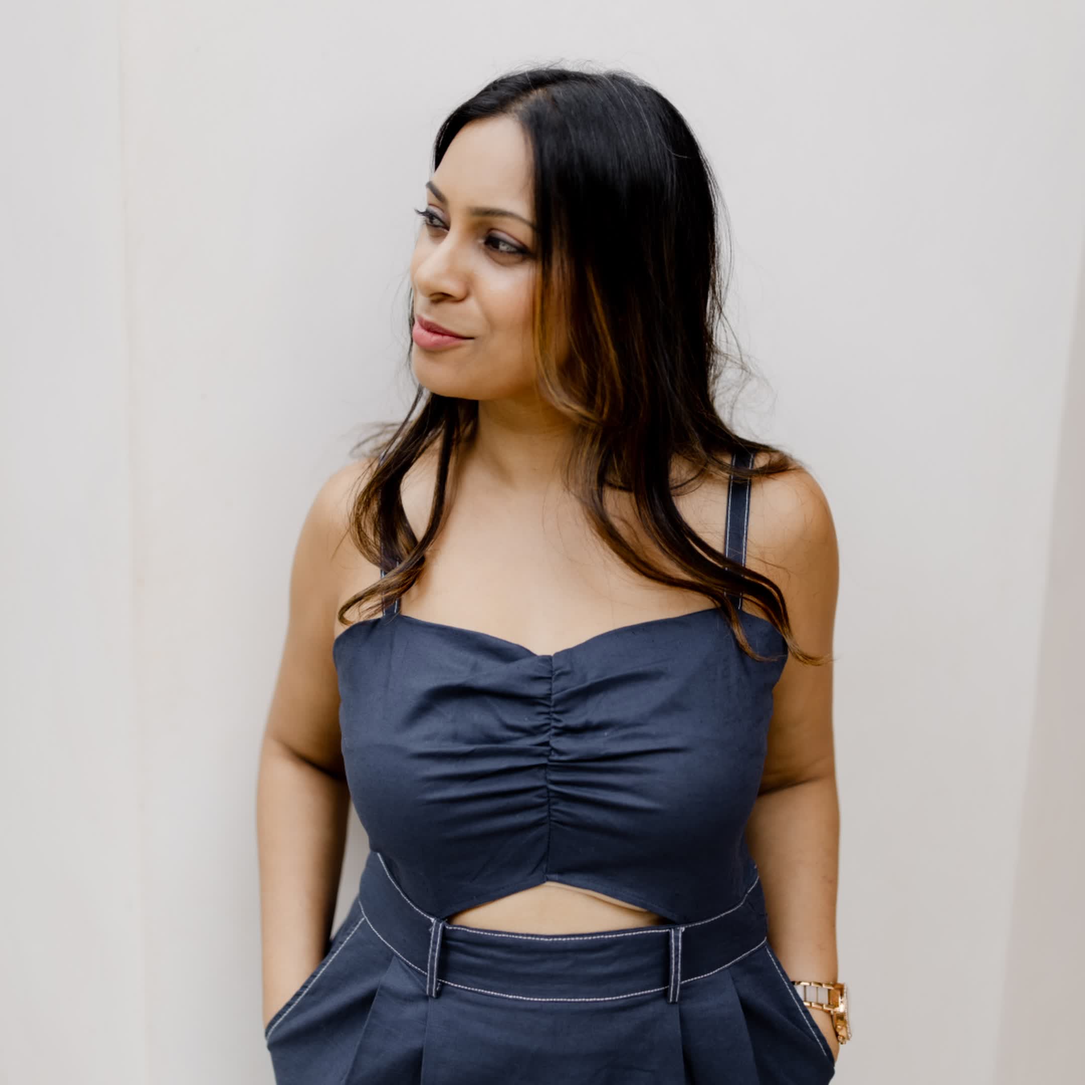 Smart denim dress