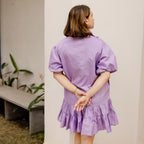 Violet Veil Cotton dress