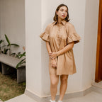 Chestnut Cotton Dress