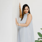 Powder blue semi formal dress