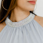 Powder blue semi formal dress