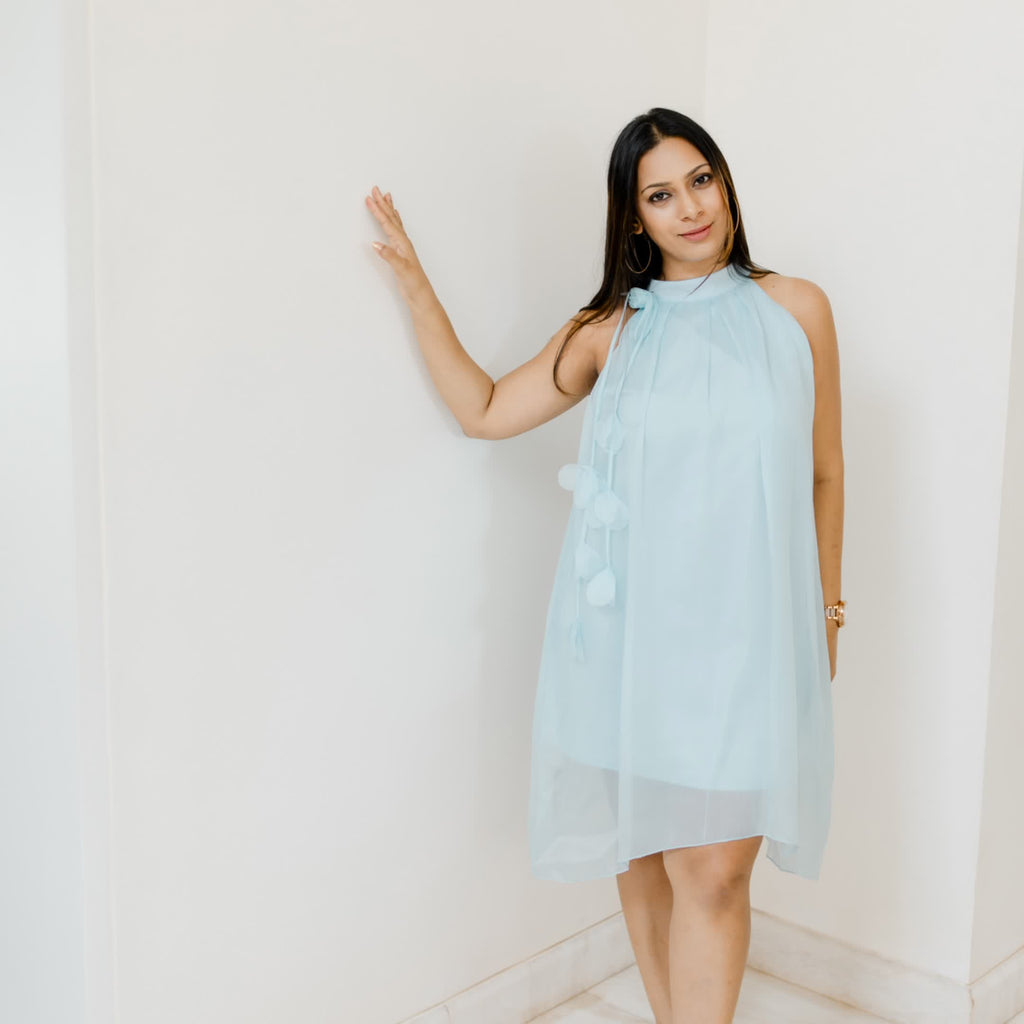Blue formal dress