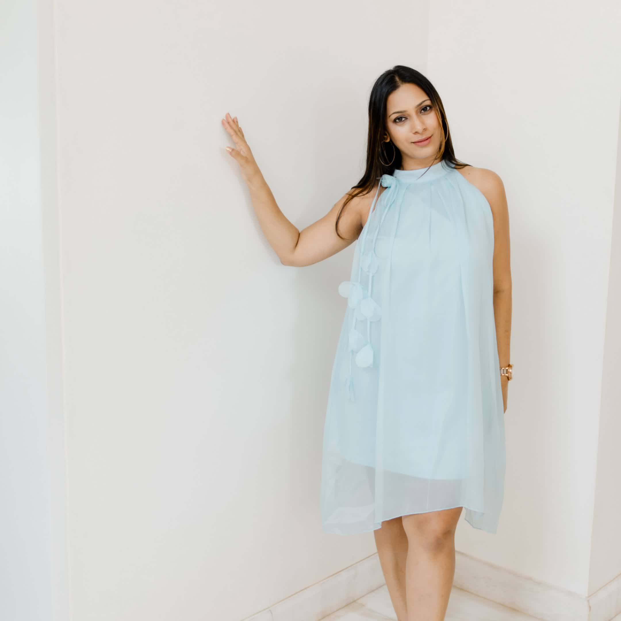 Blue formal dress