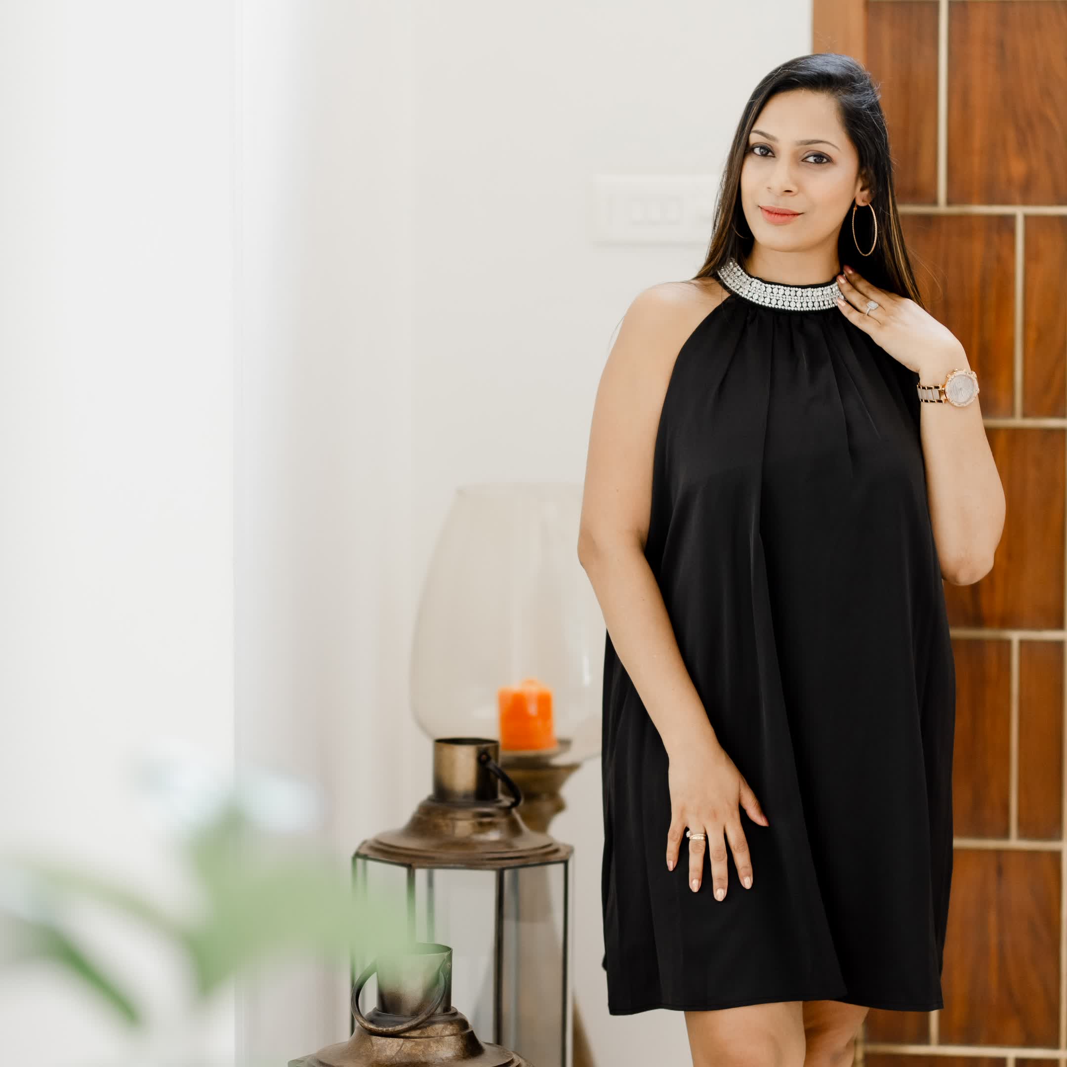 Black formal dress