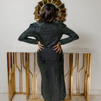 Shimmer Dress Sea Green