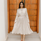 Silver crush short dress