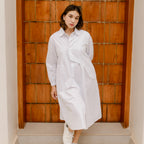 Luminous Layer Cotton dress