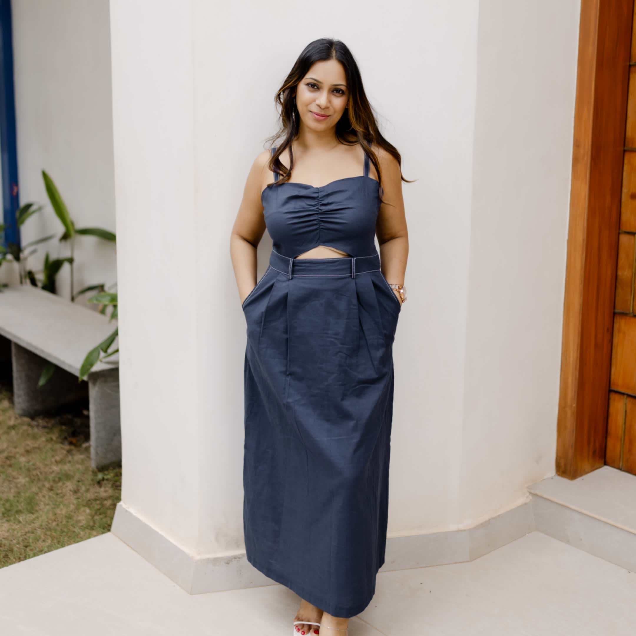 Smart denim dress