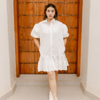 Luminous Layer Cotton dress