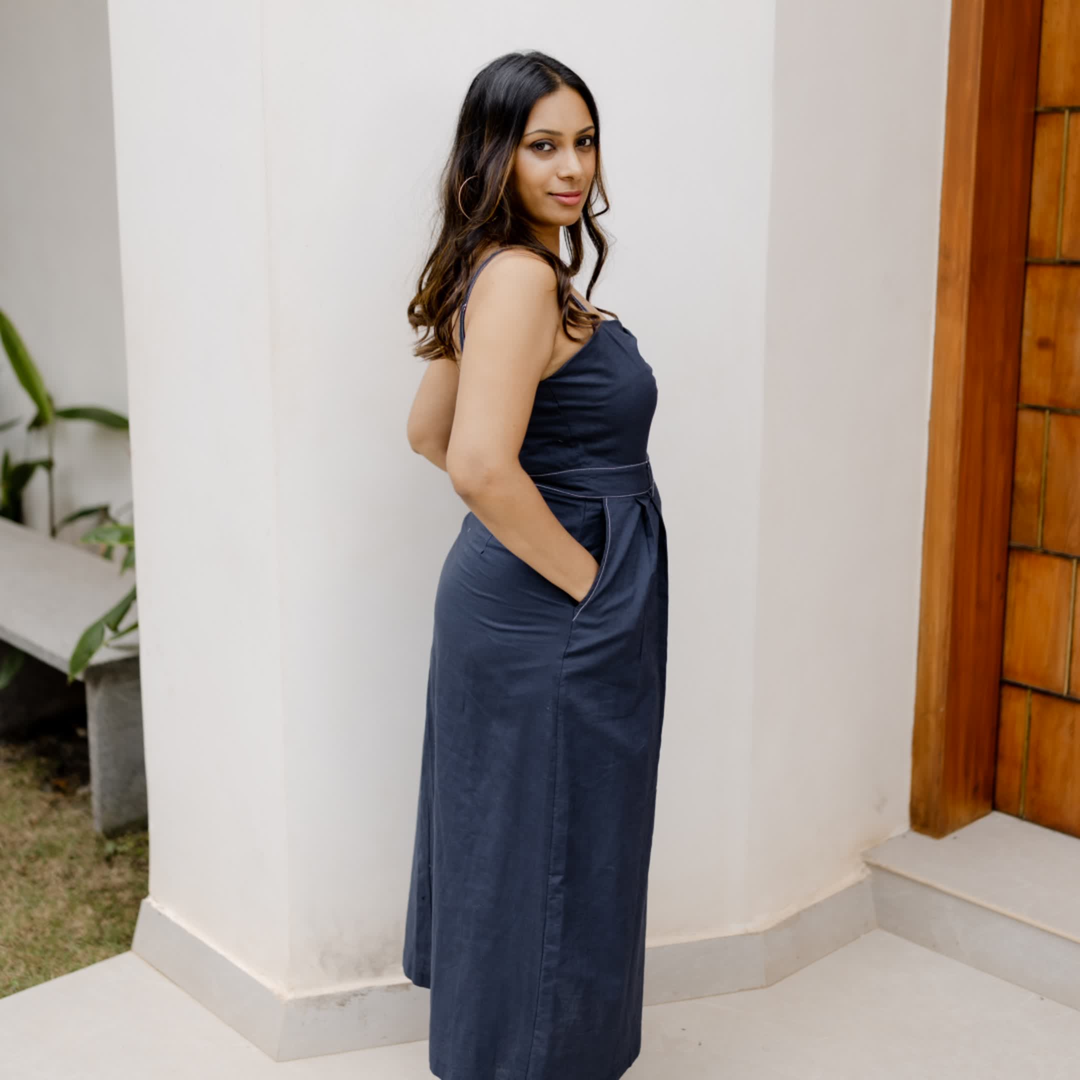 Smart denim dress
