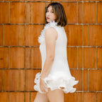 White short dress