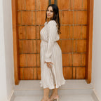 Silver crush short dress